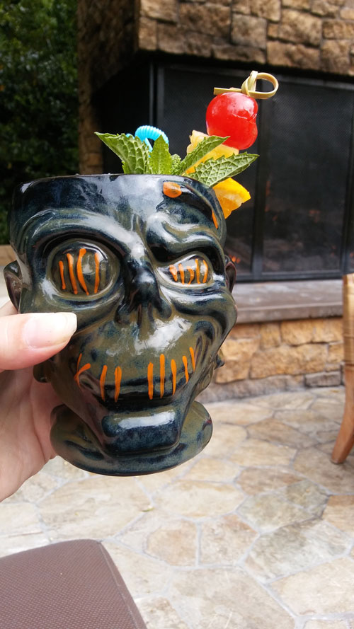 Shrunken Zombie Head Drink At The Disneyland Resort